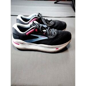 Brooks Ghost Max Running Sport Shoes Sneakers Women 9W Ebony Open Air Lilac Rose